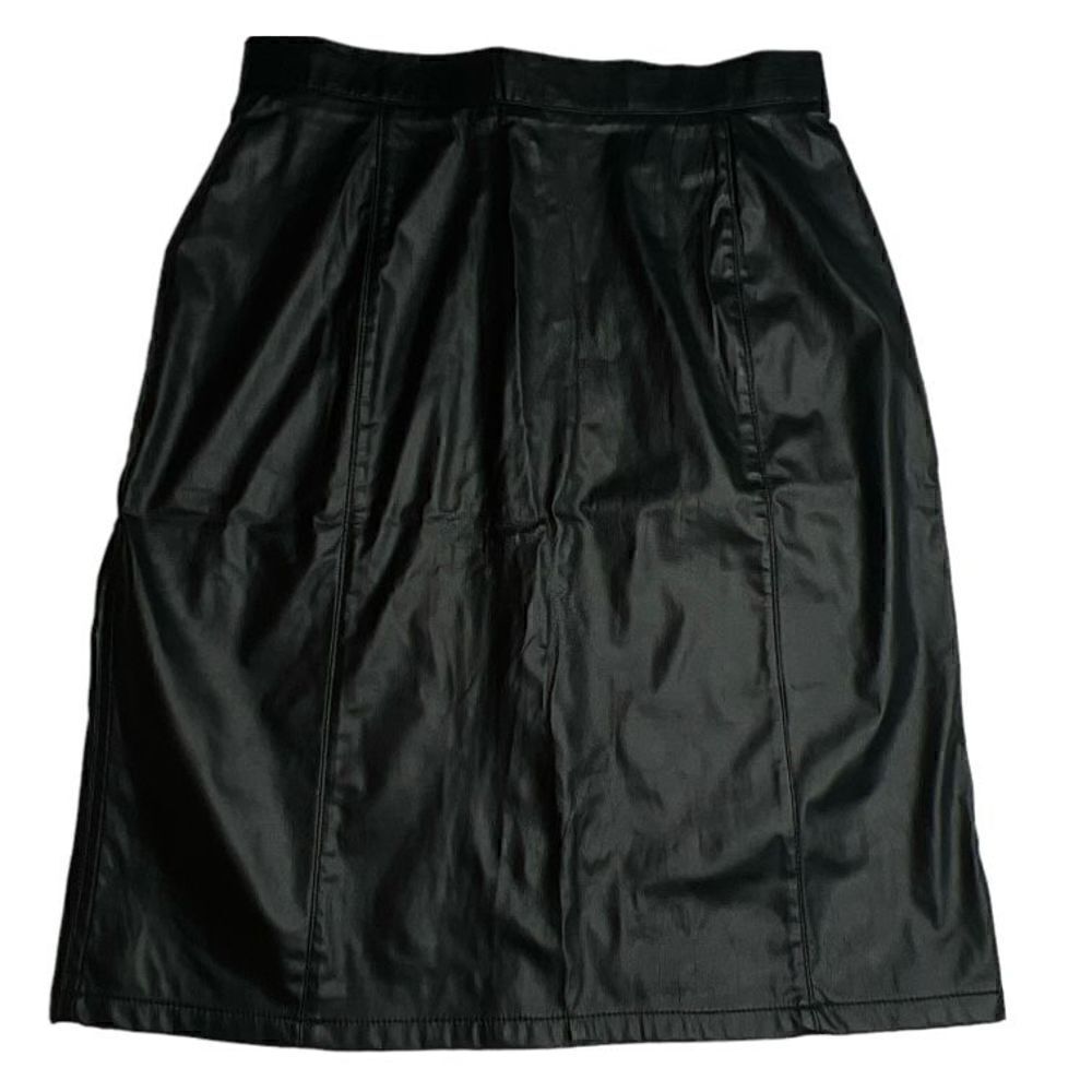 Vintage Extravaganza size 9/10 faux leather skirt